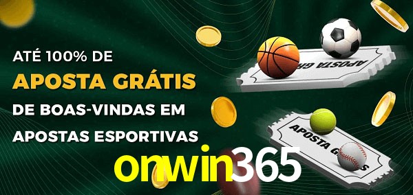 onwin365 Ate 100% de Aposta Gratis